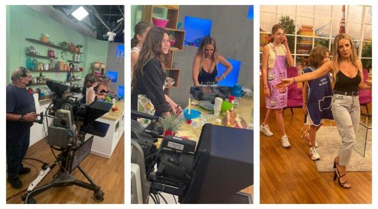 Η Γιώτα Δαμιανού μπήκε στην κουζίνα του πλατό με τα παιδιά της! [βίντεο]