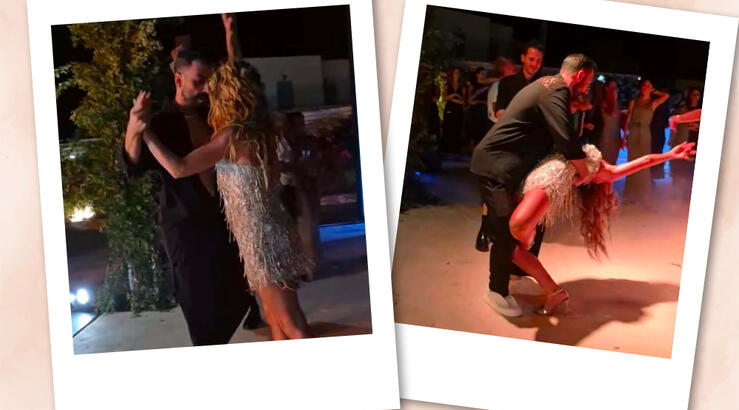 Μαρίνος Κόνσολος: Ο χορός με Αθηνά και Bruno στο wedding party τους [βίντεο]