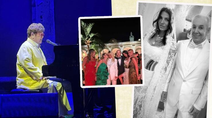 Ο Elton John τραγούδησε στο πάρτι για τη βάφτιση του γιου του Γιάννη και της Δήμητρας Κούστα [εικόνες & βίντεο]