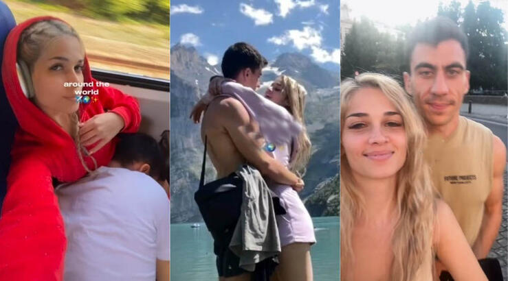 Φειδίας Παναγιώτου - Στυλιάνα Αβερκίου: Τα πρώτα ερωτικά στιγμιότυπα τους [βίντεο]