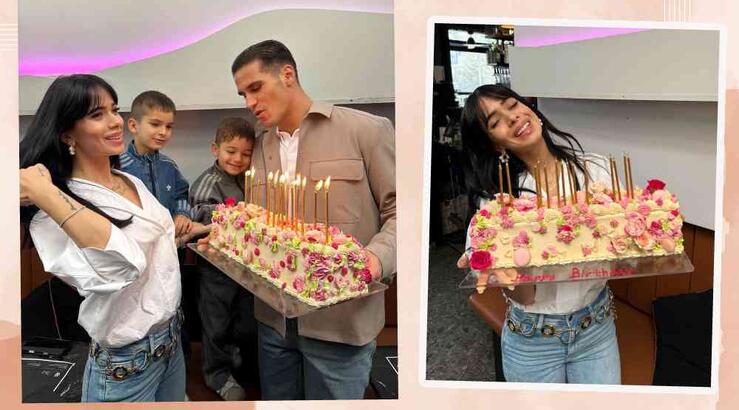 Μαρία Κορτζιά: Γιόρτασε με τον Πιέρο και τα παιδιά τα γενέθλιά της [εικόνες & βίντεο]