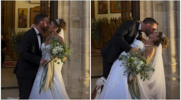 Στέφανος Μιχαήλ - Νάταλι Κάτερ: Just Married! [εικόνες & βίντεο]