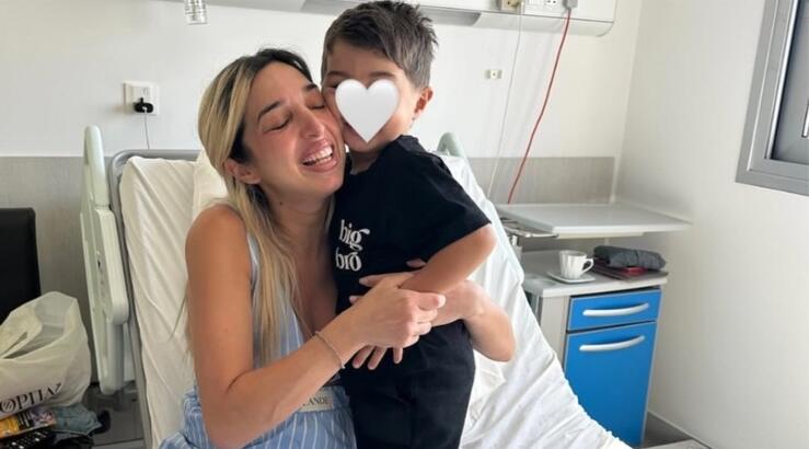 Ανδρεάνα Φραγκούδη: Μας έδειξε την πρώτη συνάντηση του γιου της με το νεογέννητο αδερφάκι του [εικόνες]