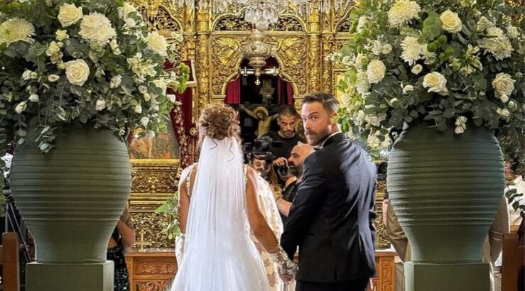 Στέφανος Μιχαήλ - Νάταλι Κάτερ: Το επίσημο φωτογραφικό άλμπουμ του γάμου τους [εικόνες]