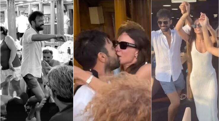 Ανδρέας Γεωργίου - Σιμώνη Χριστοδούλου: Ξεσάλωσαν στο pre-wedding party τους στην Αγία Νάπα