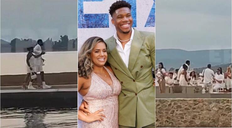 Γιάννης Αντετοκούνμπο: Το φαντασμαγορικό γαμήλιο white party του [βίντεο]