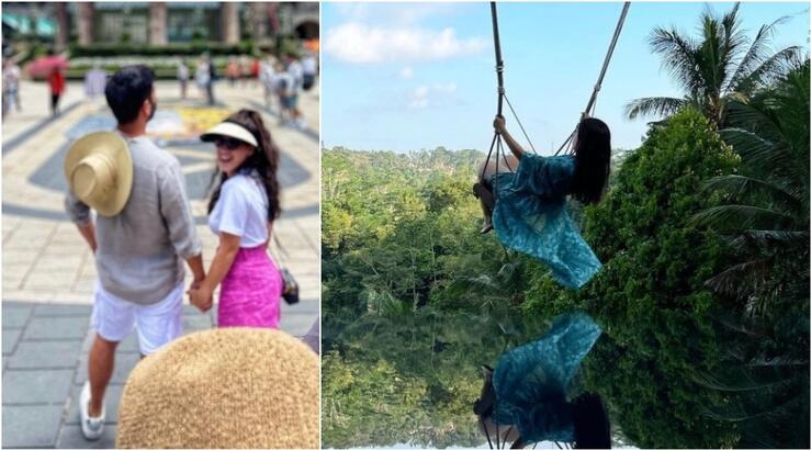 Κύπρια ηθοποιός αποκάλυψε στην παραλία πως είναι έγκυος φορώντας το μπικίνι της