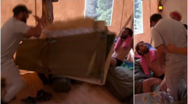 Σοκαριστικές στιγμές στη Φάρμα: Του πέταξε το κρεβάτι και ακολούθησε ξύλο [βίντεο]