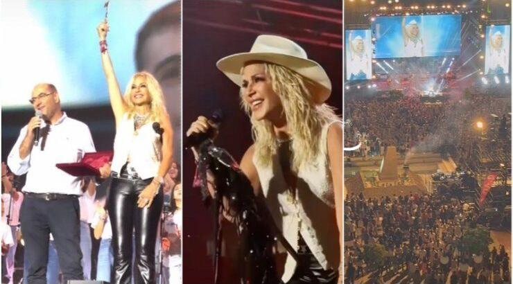 Άννα Βίσση: "Βυθίστηκε" η Λάρνακα με την επετειακή συναυλία της [βίντεο]