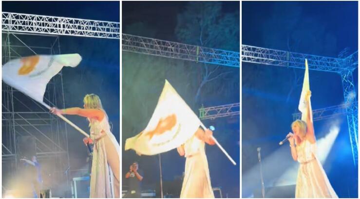 Νατάσσα Μποφίλιου σε συναυλία της στη Λευκωσία: "Λευτεριά στην Κύπρο" [βίντεο]