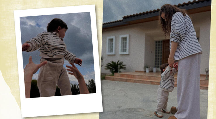 Νίκη Δραγούμη: Aνοιξιάτικη βόλτα με τον γιο της, Άρη [βίντεο & εικόνα]