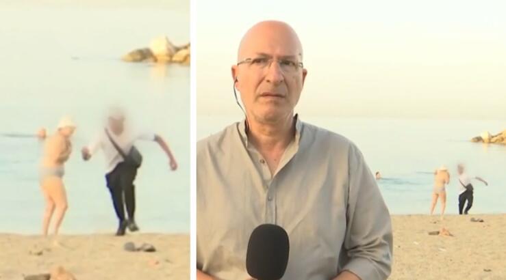 Κλέφτης άρπαξε αλυσίδα γυναίκας όσο ρεπόρτερ βρισκόταν σε απευθείας σύνδεση [βίντεο]