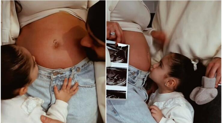 Γνωστη Κύπρια αποκάλυψε την εγκυμοσύνη της με την κόρη της να κρατάει το υπερηχογράφημα [βίντεο]