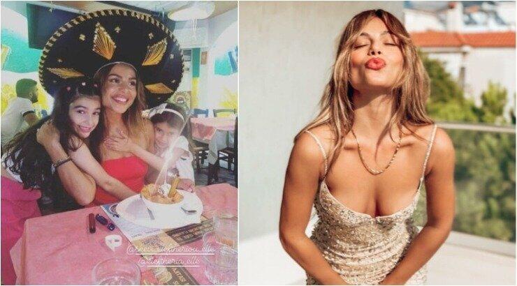 Ελευθερία Ελευθερίου: Γιόρτασε τα γενέθλια της με τις αδερφές και τη βαφτιστήρα της [εικόνες]