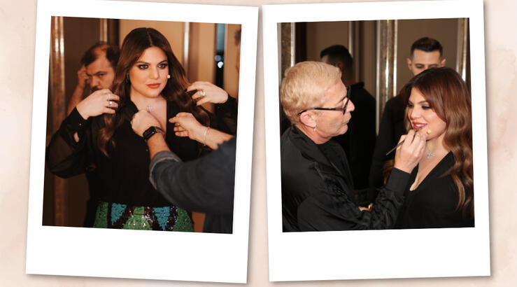 Δανάη Μπάρκα: Το red carpet beauty look της με glam αισθητική [εικόνες]