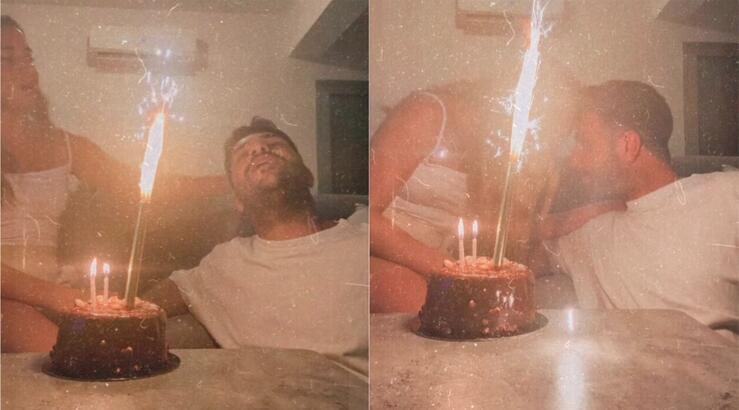 Xάρης Παπαθεοχάρους: Το τρυφερό βίντεο σβήνοντας κεράκια με τη σύντροφο του