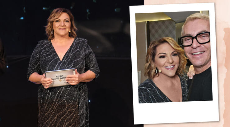 Το beauty look της Βίκυς Σταυροπούλου στα Cyprus Eating Awards