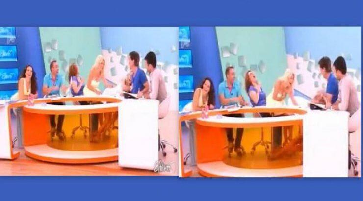 Απολαυστικό βίντεο: Η Μενεγάκη έριξε κάτω τη συνεργάτιδά της, Αντωνία Καλλιμούκου!