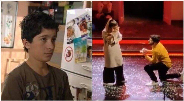 Ο αγαπημένος Θανάσης από τους "Ευτυχισμένους μαζί" έκανε πρόταση γάμου επί σκηνής στη σύντροφο του [βίντεο]