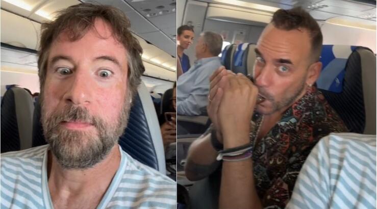 Μουζουράκης: Το επικό βίντεο παίζοντας φυσαρμόνικα σε αεροπλάνο με προορισμό την Κύπρο