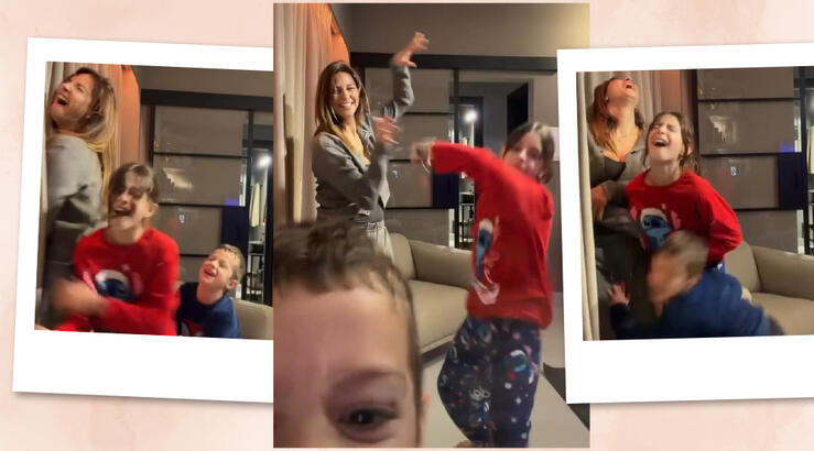 Κωνσταντίνα Ευριπίδου: Ο χορός στο Instagram με τα παιδιά της που λατρέψαμε [βίντεο]