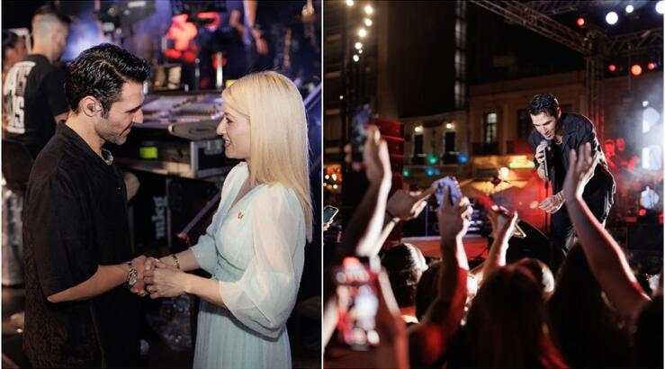 Πέτρος Ιακωβίδης: Χαμός στη συναυλία του στην Πλατεία Ελευθερίας - Η υποδοχή από την Αννίτα Δημητρίου