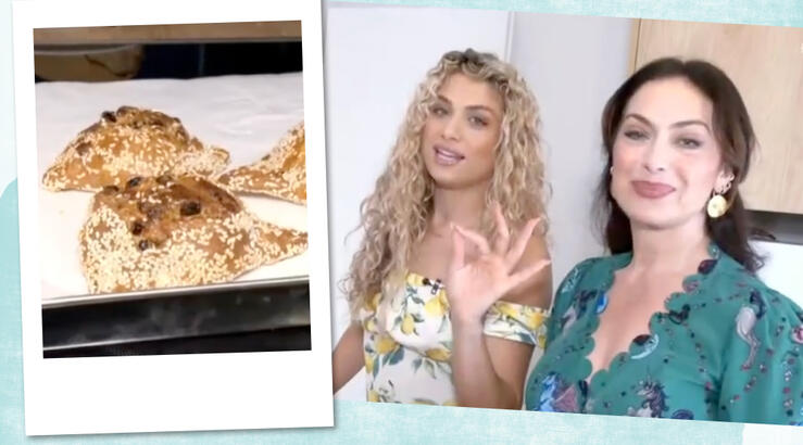 Antigoni - Tonia Buxton: Μαμά και κόρη φτιάχνουν φλαούνες [βίντεο]