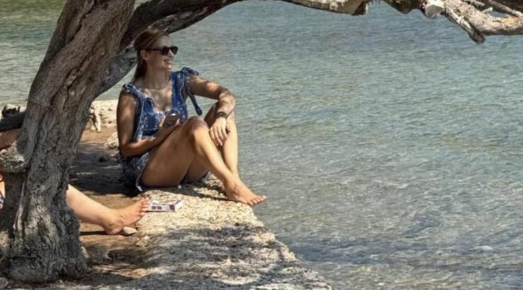 Χριστιάνα Αριστοτέλους: Τα παιδιά της ποζάρουν όλο νάζι στις διακοπές τους [εικόνα]