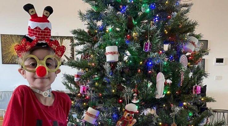 Λάμπρος Καλλένος: Στόλισε το Χριστουγεννιάτικο δέντρο του στο Τελ Αβίβ! Η γιορτινές εικόνες από το σπίτι του 