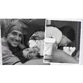 Κατσούλης - Ρουμελιώτη: Οι πρώτες αγκαλιές στον γιο τους στο μαιευτήριο [εικόνες]