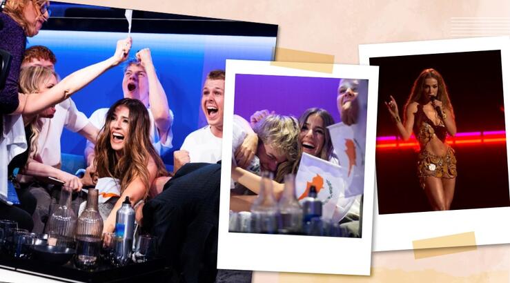 Ελένη Φουρέιρα: Η στιγμή που πανηγυρίζει στα backstage την πρόκριση της Κύπρου [βίντεο]