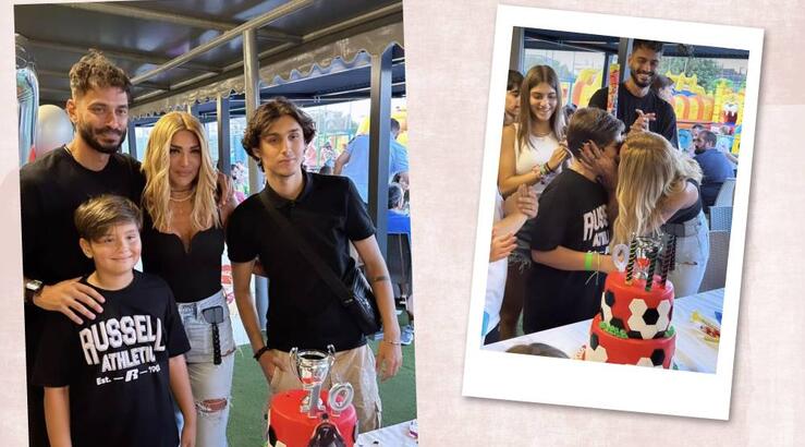 Αγγελική Ηλιάδη - Σάββας Γκέντσογλου: Το πάρτι γενεθλίων του 10 χρονου γιου τους