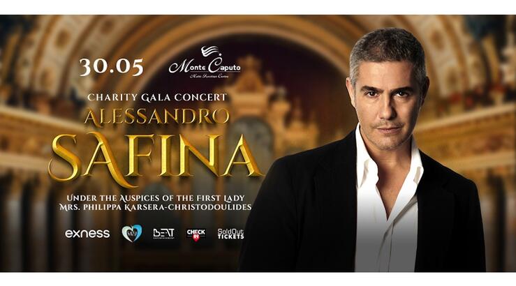 Φιλανθρωπική Γκαλά Συναυλία με τον Alessandro Safina στη Λεμεσό