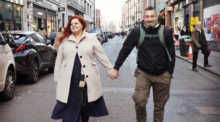 Μαριλένη Σταύρου - Πέτρος Σολωμού: «Απόδραση» στο Λονδίνο [εικόνες]