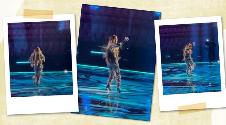 Η πρόβα της Έλενας Παπαρίζου – Θα χορέψει την Ευρώπη στους ρυθμούς του «My Number One»