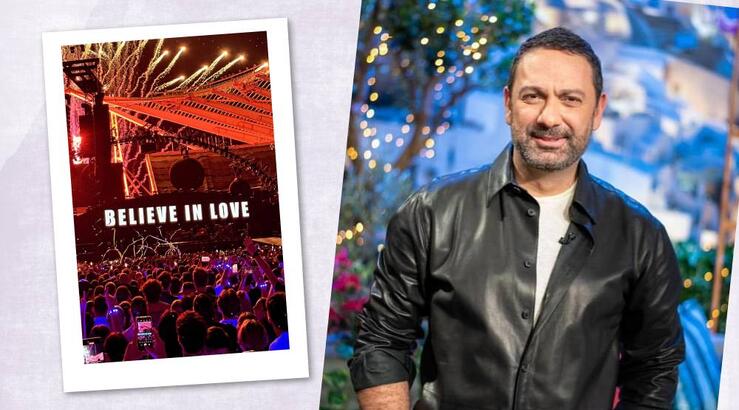 Μιχάλης Μαρίνος: Βρέθηκε στα παρασκήνια λίγο πριν τη χθεσινή συναυλία των Coldplay [βίντεο]