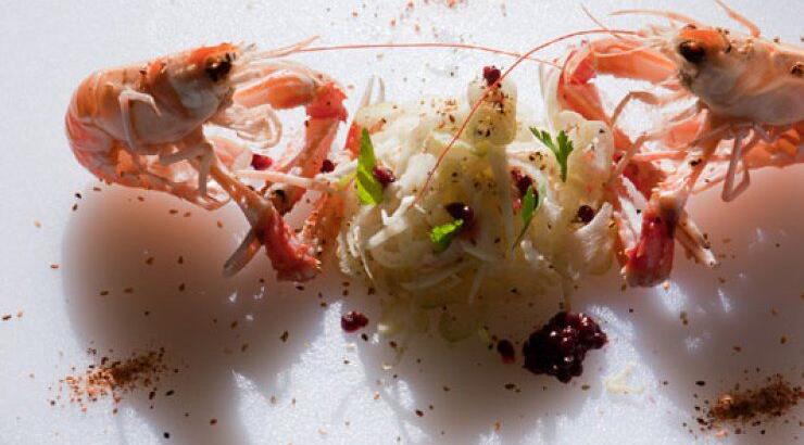 Καραβίδες με ταλιολίνι