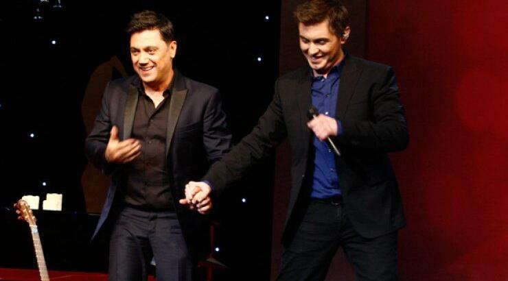 Μιχάλης Χατζηγιάννης και Γιώργος Θεοφάνους για πρώτη φορά μαζί επι σκηνής [εικόνες & βίντεο]