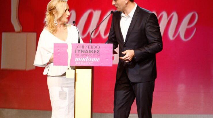 Μόλις παρέλαβε το βραβείο η Ερμηνεύτρια της βραδιάς...