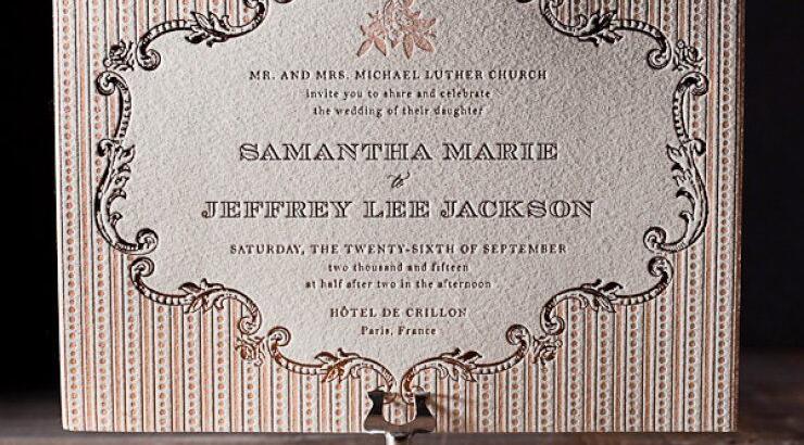 Προσκλητήρια γάμου με vintage στοιχεία
