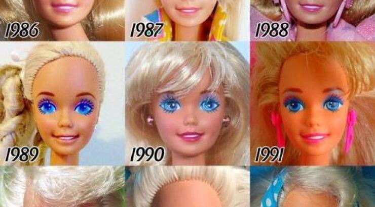 Δείτε τη μεταμόρφωση της Barbie μέσα σε 56 χρόνια [εικόνες]