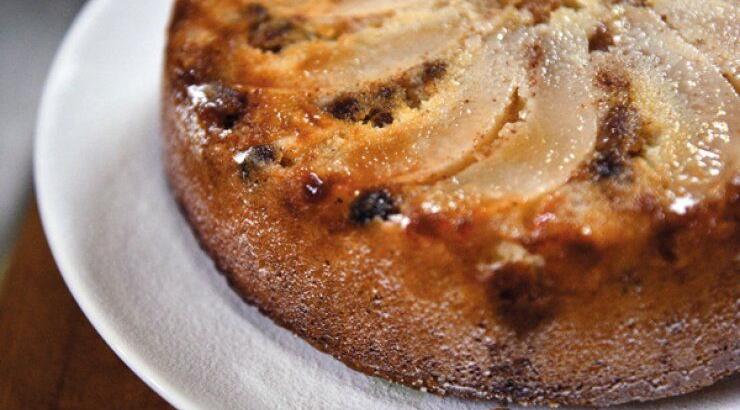 Αχλαδόπιτα ανάποδη