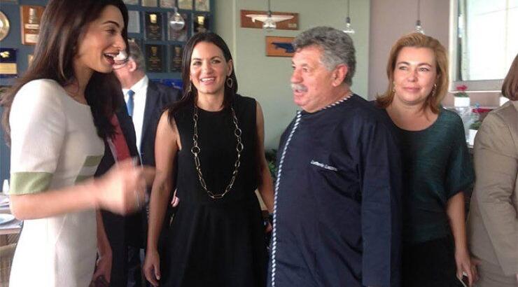 Tι "ανέβασε" ο Λευτέρης Λαζάρου στο facebook για την Αμάλ Αλαμουντίν! Tι έγραψε η ίδια για να τον ευχαριστήσει;