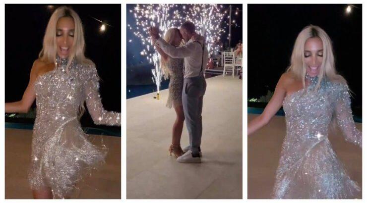 Η δεύτερη bridal δημιουργία της Ανδρεάνας Φραγκούδη στο γαμήλιο δείπνο! [βίντεο]