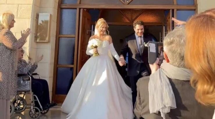 Αγγελίνα Γεωργίου: Ο Κύπριος σχεδιαστής που δημιούργησε το party dress του γάμου της