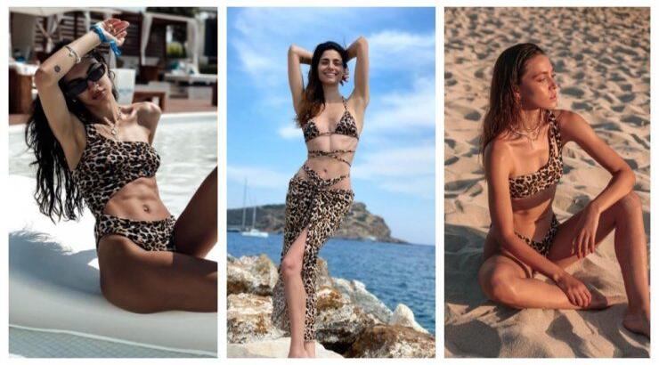 Αnimal print μαγιό: 7 fashion girls που το φόρεσαν 