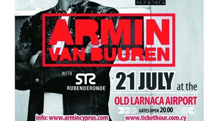 Ο Armin Van Buuren θα απογειώσει ξανά το κοινό της Κύπρου