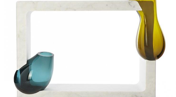 Γυαλί και μάρμαρο μαζί