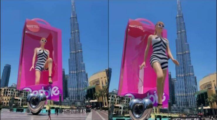Η γιγαντιαία Barbie στο Dubai που έγινε viral [βίντεο]