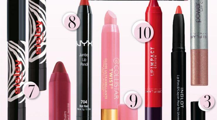 10 κραγιόν σε μορφή στικ για εύκολη εφαρμογή!